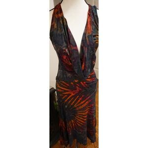 Women's Boho/ Festival/ Tie-Dye Stretchy Maxi Dress - One Size